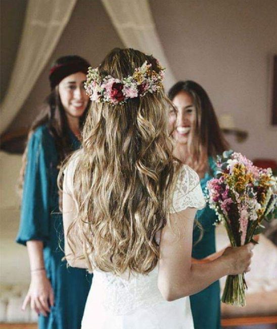 Tocado de flores naturales - 8