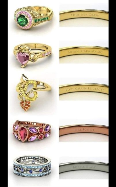 Sailor Anillos Sailor Moon Cristal 16