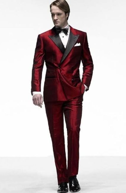 Rojo en el traje del novio - 10