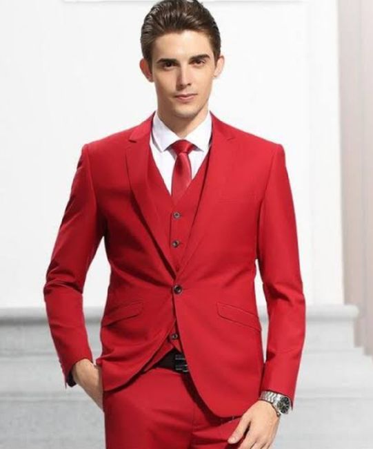 Rojo en el traje del novio - 13
