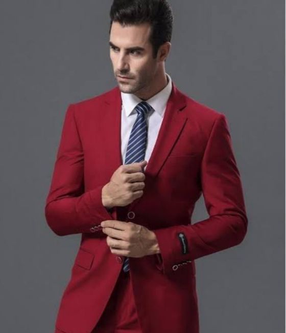 Rojo en el traje del novio - 14