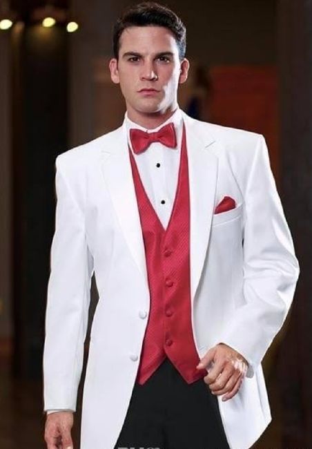 Rojo en el traje del novio - 16