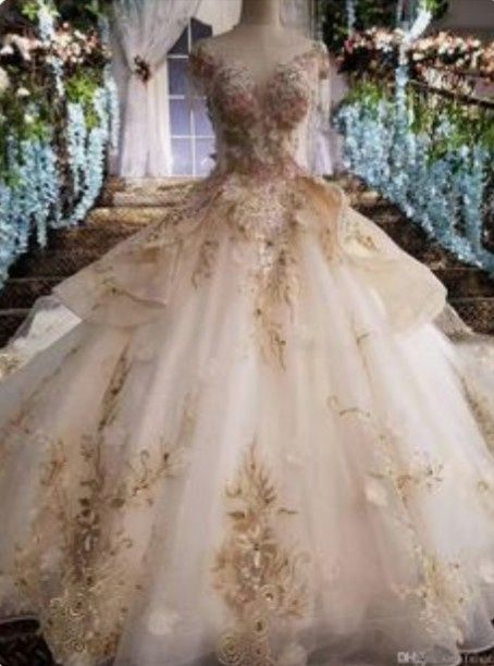 Vestidos de novia en dorado - 5