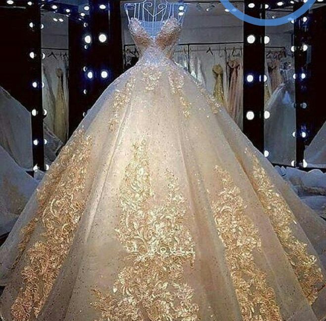 Vestidos de novia en dorado - 6