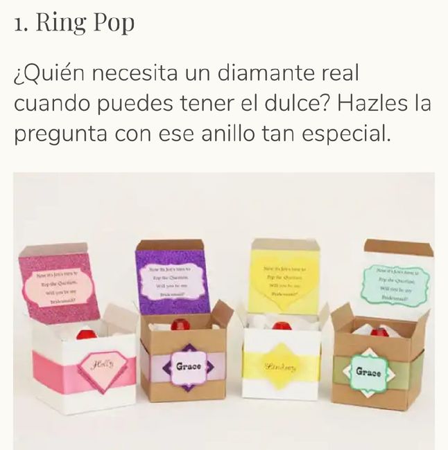 13 ideas para pedirle a tus amigas que sean tus damas. - 2