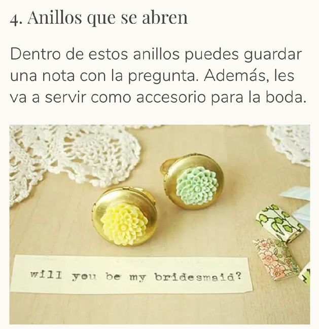 13 ideas para pedirle a tus amigas que sean tus damas. - 5