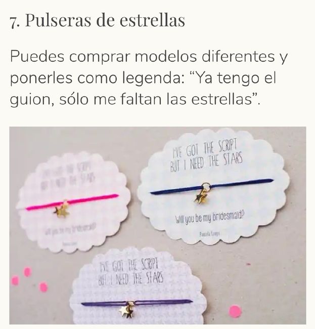 13 ideas para pedirle a tus amigas que sean tus damas. - 9