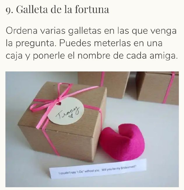 13 ideas para pedirle a tus amigas que sean tus damas. - 11