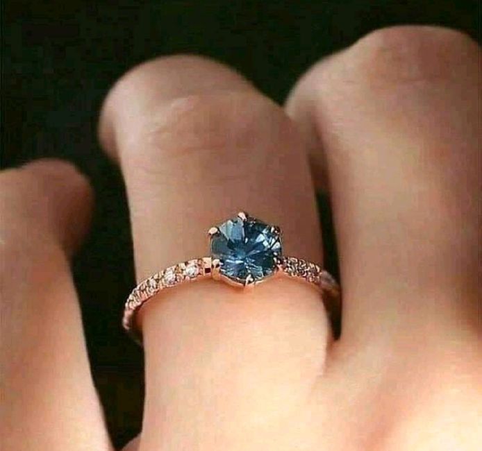 Anillo de compromiso de Zafiro - 4