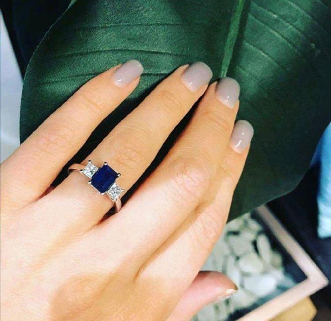 Anillo de compromiso de Zafiro - 16