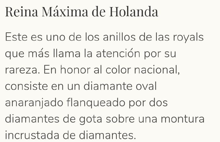 Anillos de compromiso Royals 9