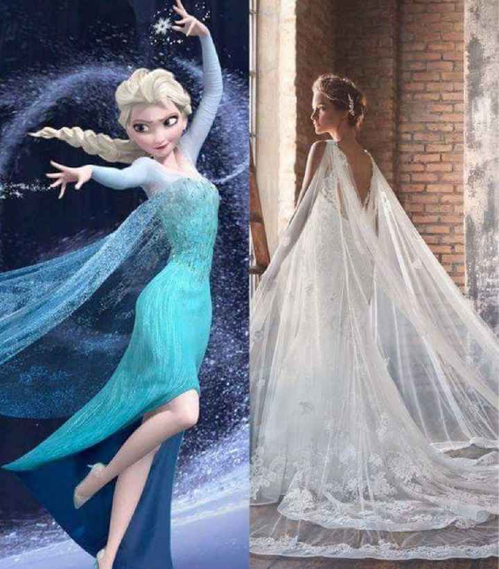  Vestidos de novia inspirados en princesa Disney - 1