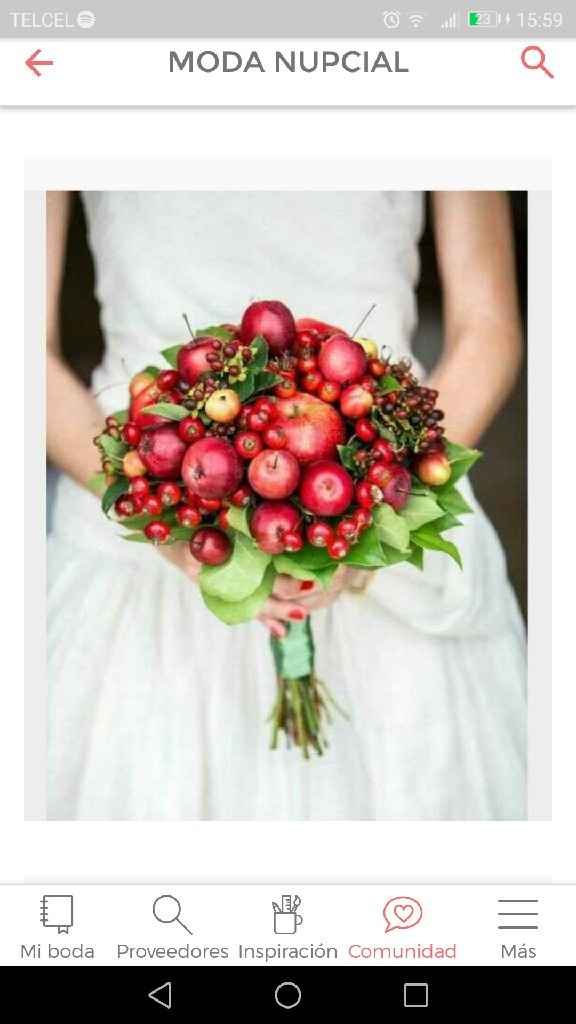  Ramos de novia con frutas y verduras - 1