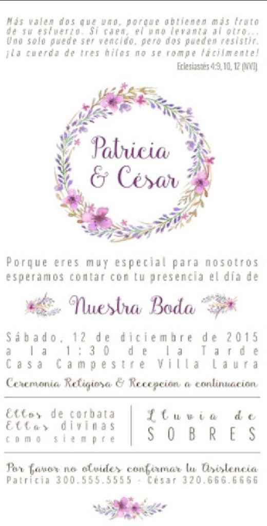 ayuda con texto de Invitaciones!! 😱😱 - 1