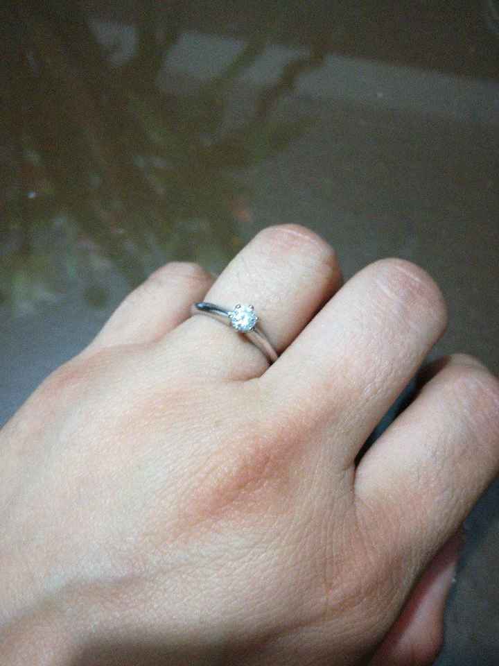 Tu anillo de compromiso es delgado ?? - 1