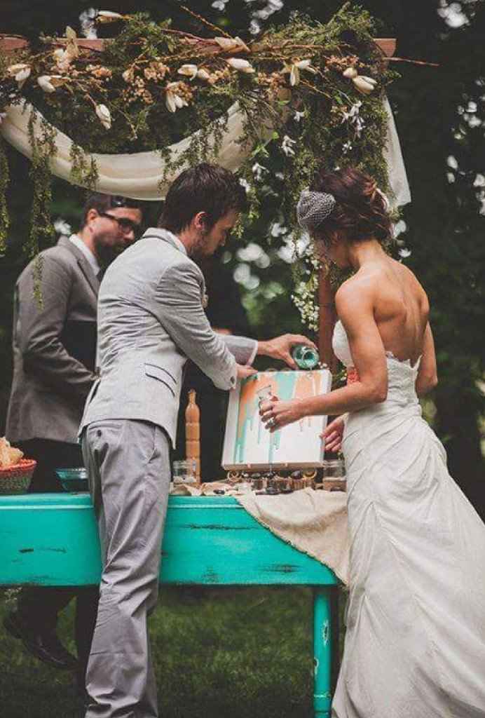 Obra de arte en la boda. - 4