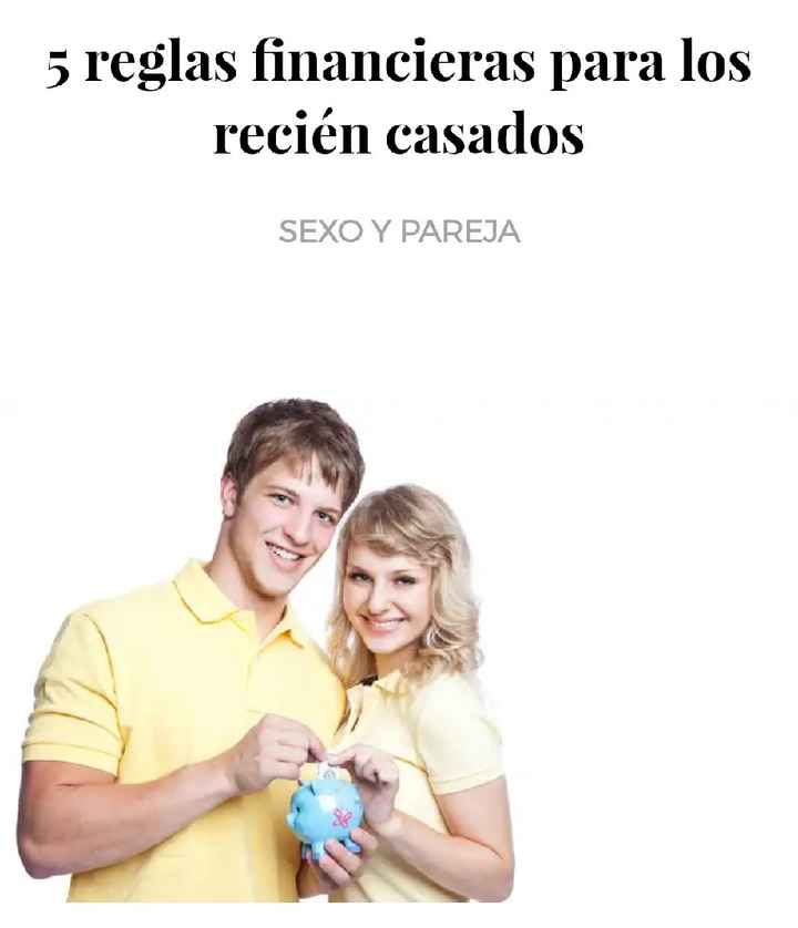 Rally 5 reglas financieras para recién casados. - 1