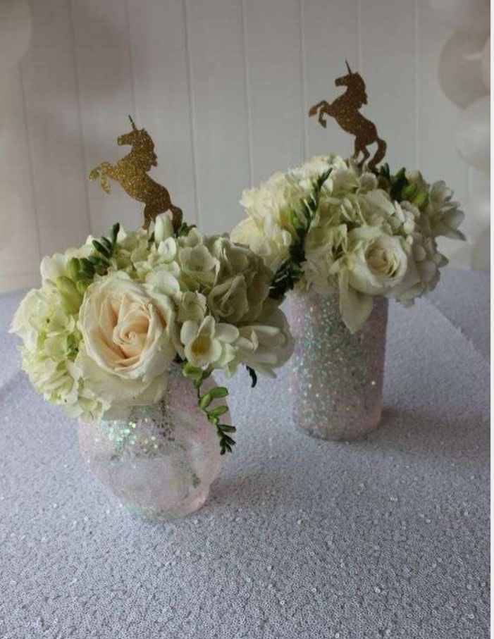 Unicornios, temática de boda de moda - 3