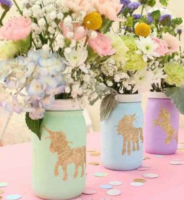 Unicornios, temática de boda de moda - 4
