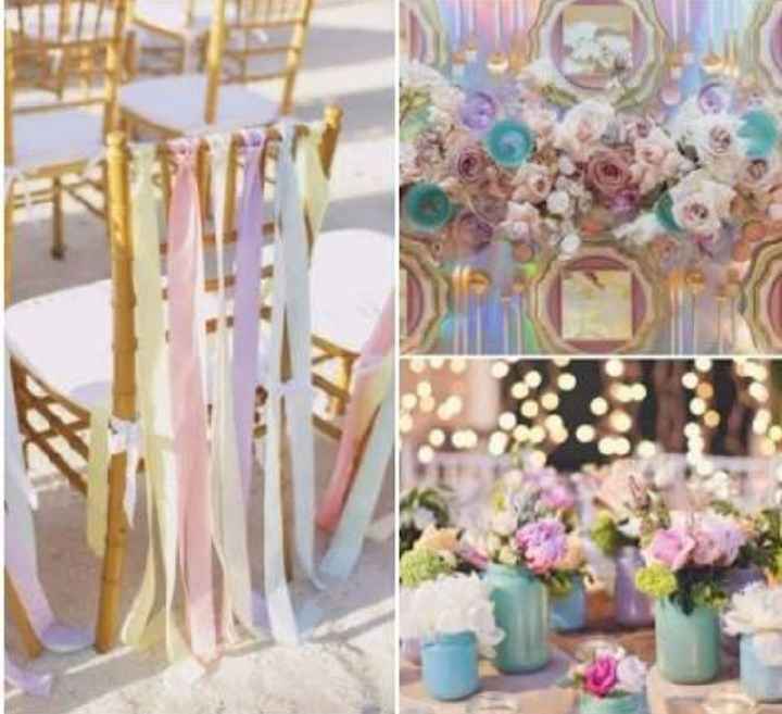 Unicornios, temática de boda de moda - 12