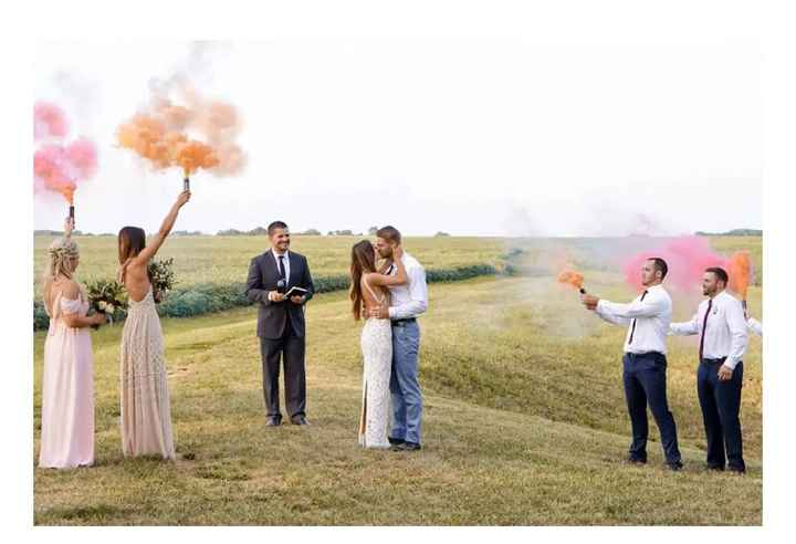Humo de colores para tu boda - 1