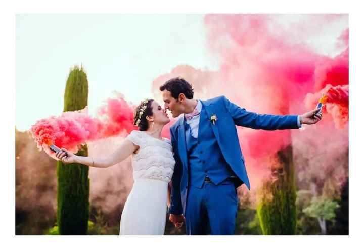 Humo de colores para tu boda - 9