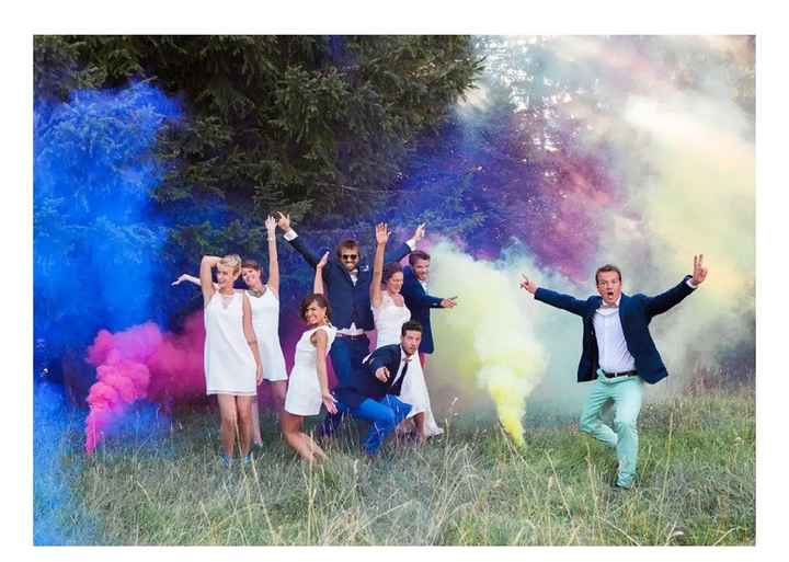 Humo de colores para tu boda - 15
