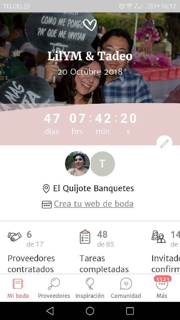 Una semana menos para la BODA 📆 ¡Comparte tu contador! - 1