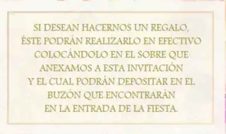 Regalo en efectivo ???? - 1