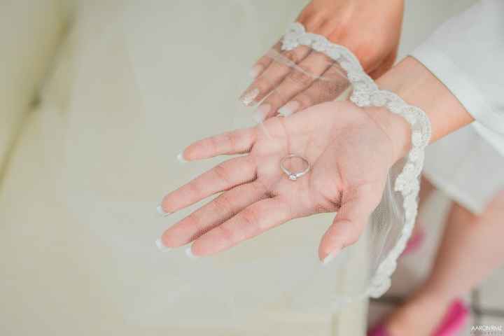 yo presumiendo anillos