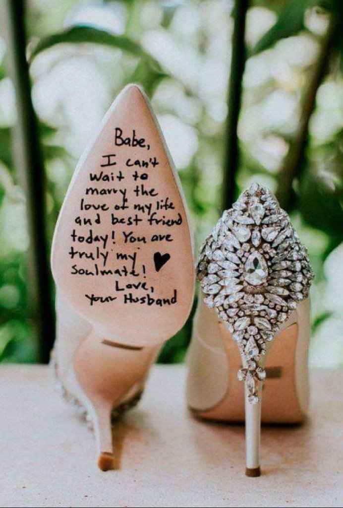 Mensajitos en la ropa el día de la boda - 1