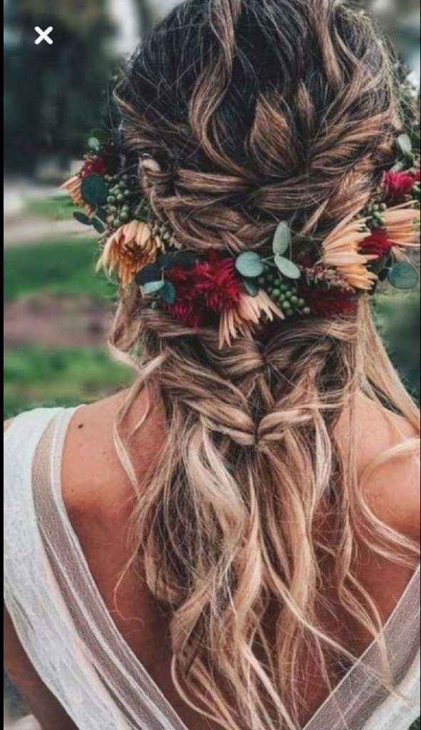 Tocado de flores naturales - 4