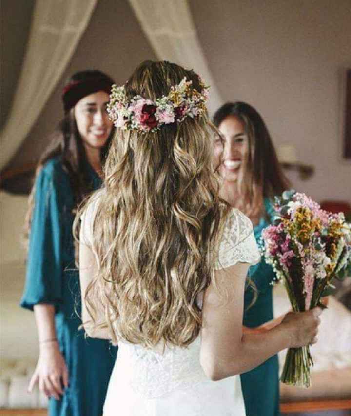 Tocado de flores naturales - 8