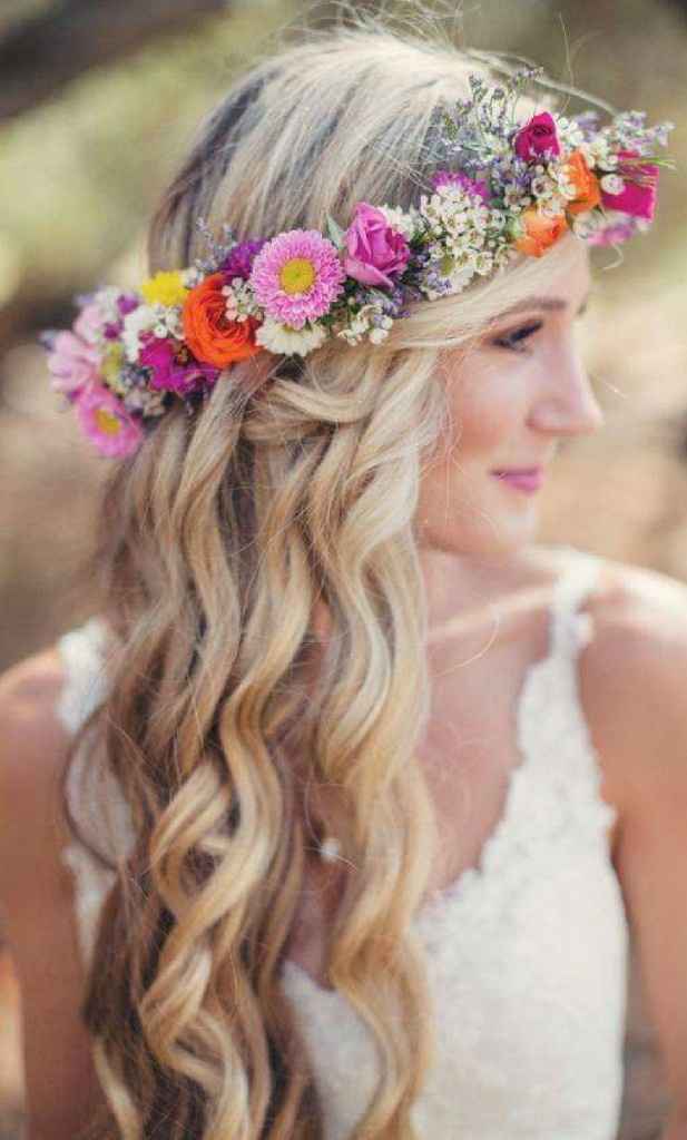 Tocado de flores naturales - 5