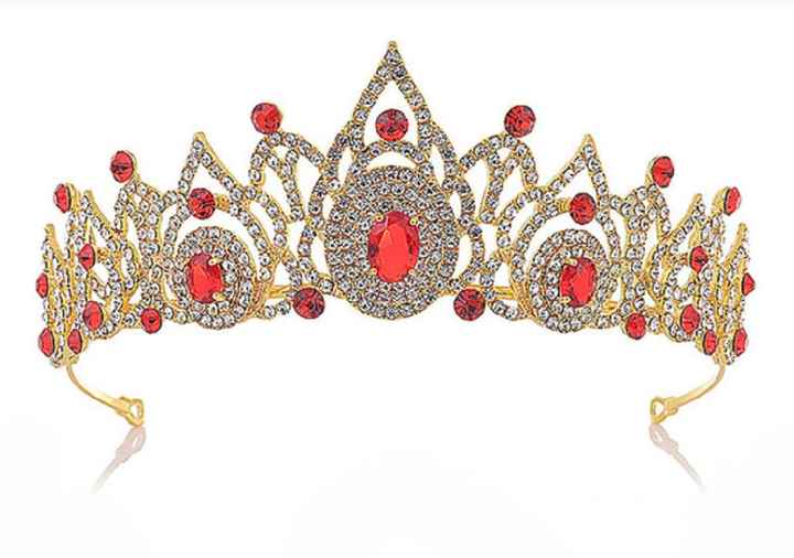 Tiaras con tonos escarlata - 3