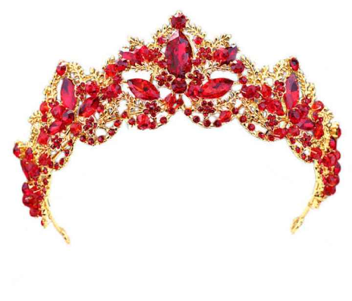 Tiaras con tonos escarlata - 7