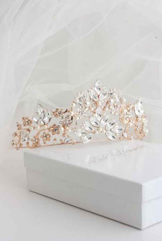 Tiaras en rose gold - 8