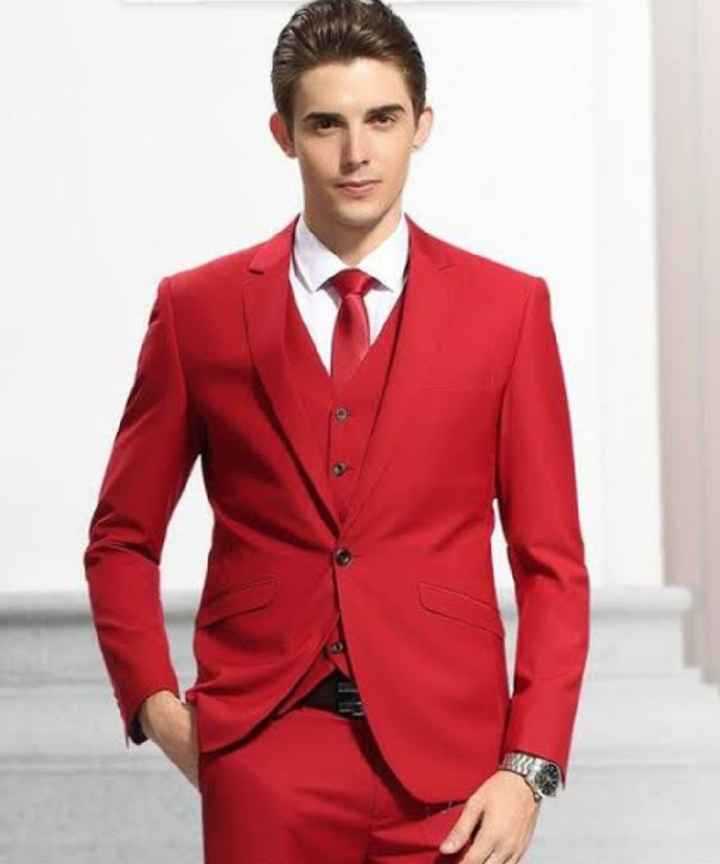 Rojo en el traje del novio - 13