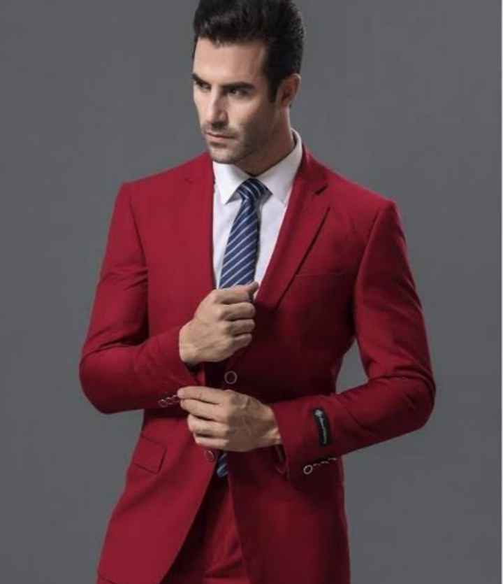 Rojo en el traje del novio - 14