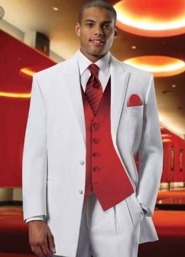 Rojo en el traje del novio - 15