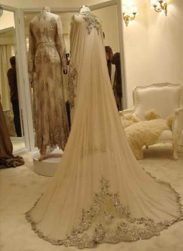 Velo con toque dorado - 13