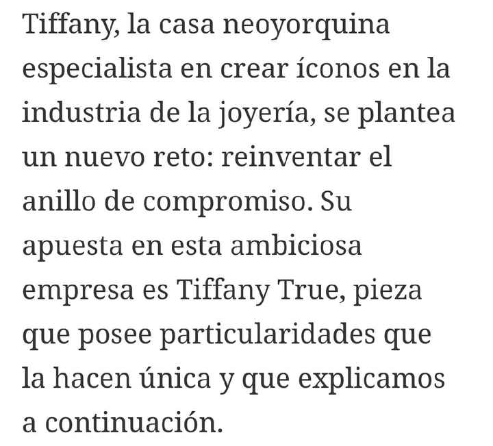 Tiffany reinventa el anillo de compromiso - 1