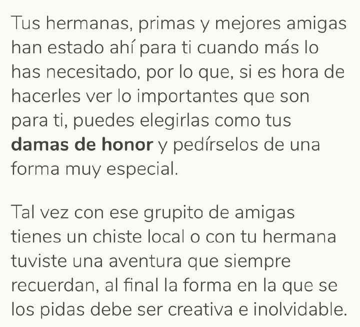 13 ideas para pedirle a tus amigas que sean tus damas. - 1