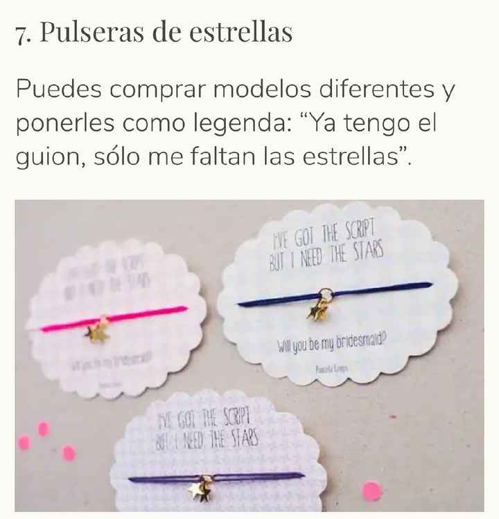 13 ideas para pedirle a tus amigas que sean tus damas. - 9