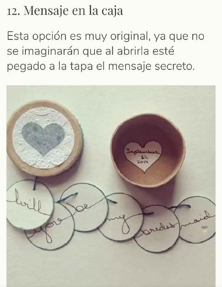 13 ideas para pedirle a tus amigas que sean tus damas. - 15