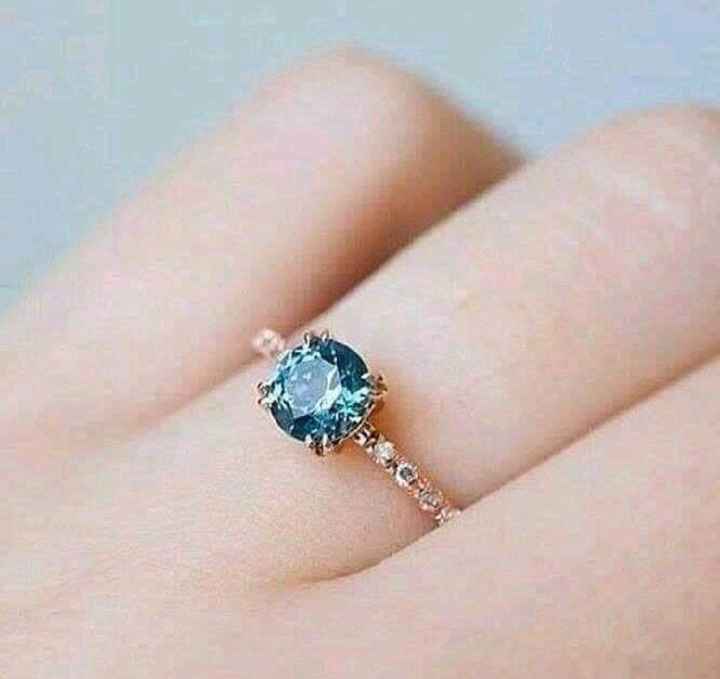 Anillo de compromiso de Zafiro - 7