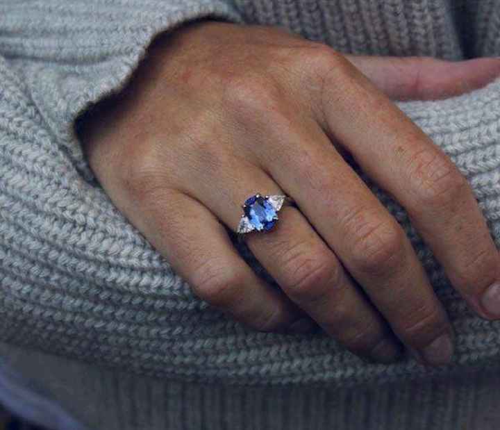 Anillo de compromiso de Zafiro - 12