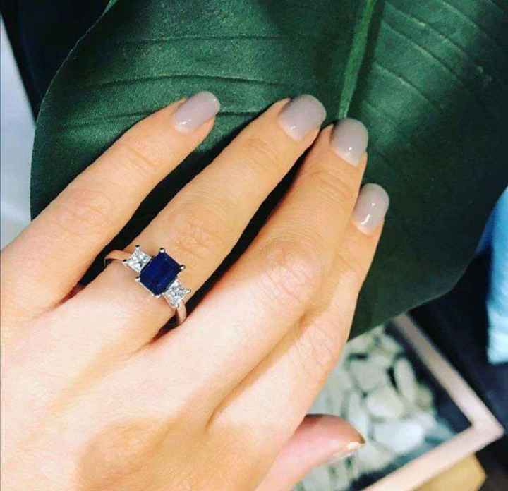 Anillo de compromiso de Zafiro - 16