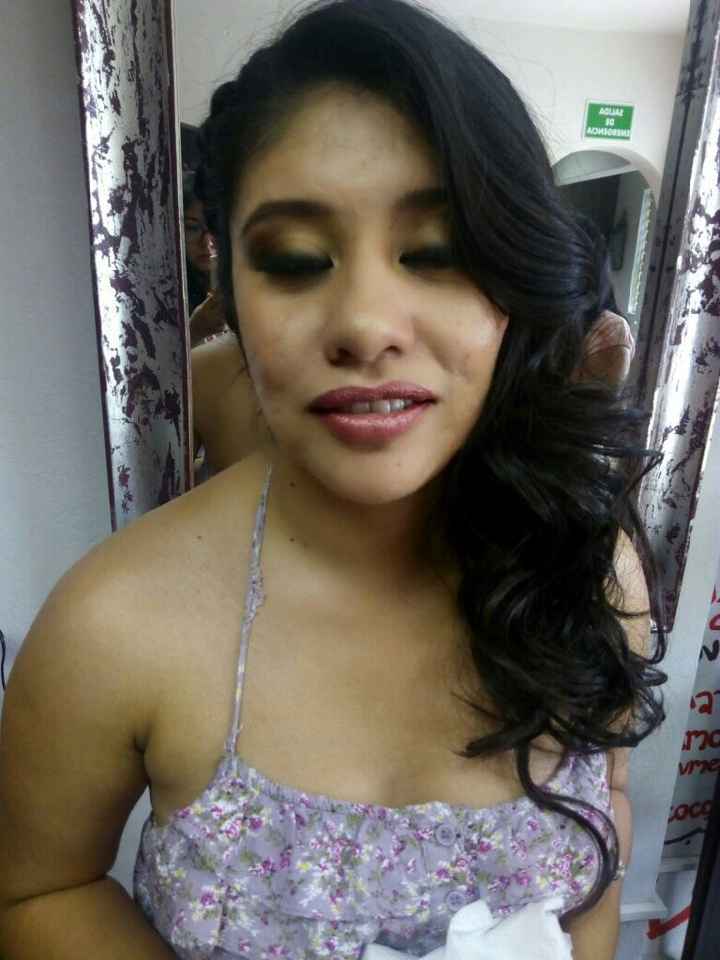 A 3 meses  locura total mi maquillaje y peinado! - 1