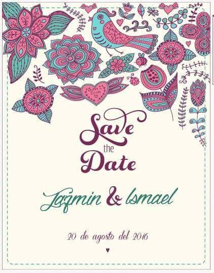 Mi save the date, me ayuda a escoger uno!! - 2